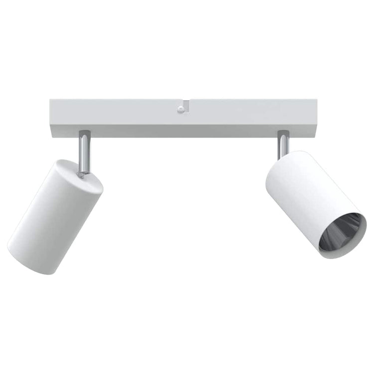 Vidaxl plafondspot met schijnwerpers wit 26 x 6 x 16 cm metaal