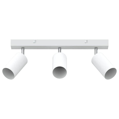 Vidaxl plafondspot met schijnwerpers wit 38 x 6 x 16 cm metaal