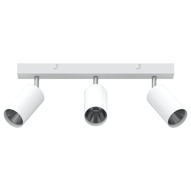 Vidaxl plafondspot met schijnwerpers wit 38 x 6 x 16 cm metaal