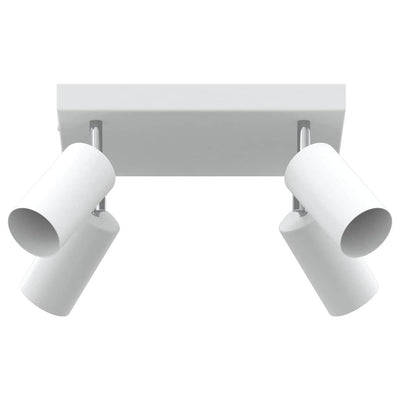 Vidaxl plafondspot met schijnwerpers wit 26 x 26 x 16 cm metaal