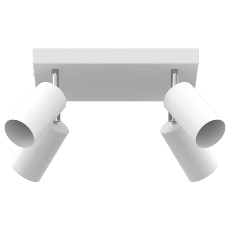 Vidaxl plafondspot met schijnwerpers wit 26 x 26 x 16 cm metaal
