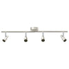 Vidaxl plafondspot met schijnwerpers nikkel 70 x 9 x 12,5 cm staal