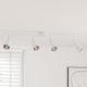 Vidaxl plafondspot met schijnwerpers wit 70 x 12,5 x 10,5 cm metaal