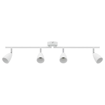Vidaxl plafondspot met schijnwerpers wit 70 x 12,5 x 10,5 cm metaal