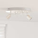 Vidaxl plafondspot nikkel 29 x 29 x 11 cm staal en glas