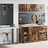 Vidaxl garagekasten 2 st spaanplaat gerookt eiken