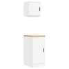 Vidaxl garagekasten 2 st spaanplaat wit