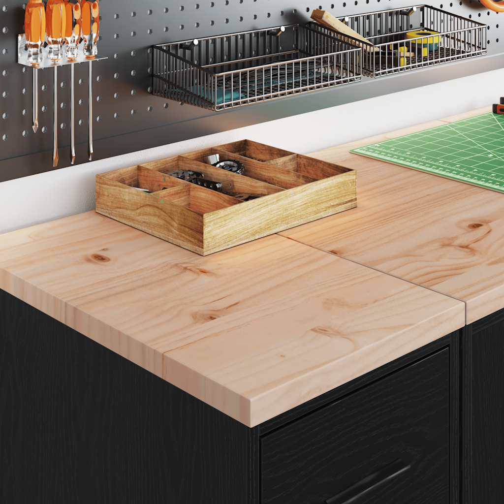 Vidaxl garagekasten 2 st spaanplaat zwart