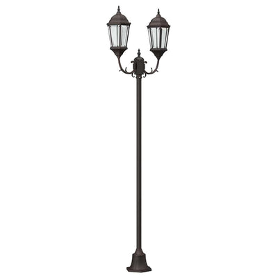 Vidaxl tuinverlichting brons 68 x 20 x 235 cm aluminium en glas