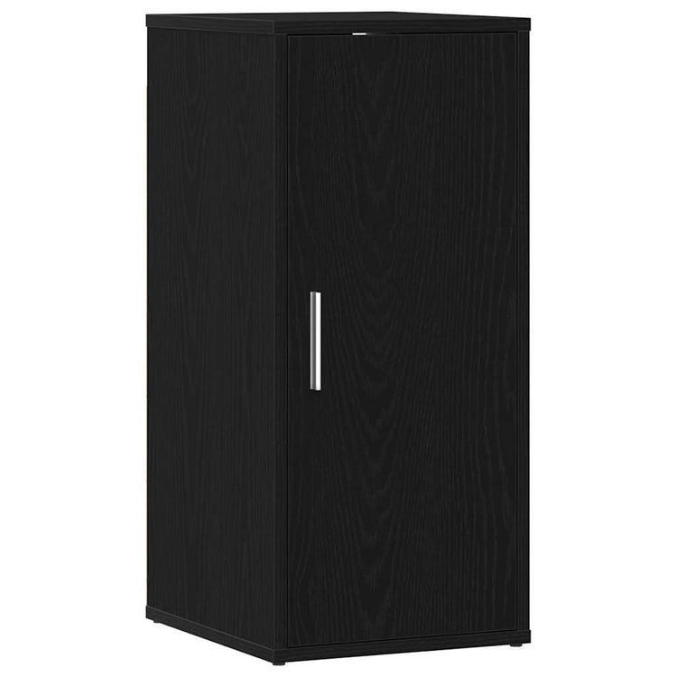Vidaxl schoenenkast 32x35x70 cm spaanplaat zwart eikenkleurig