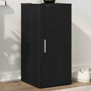 Vidaxl schoenenkast 32x35x70 cm spaanplaat zwart eikenkleurig - afbeelding 3