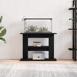 Vidaxl aquariumstandaard 80x35x60 cm spaanplaat zwart eikenkleurig - afbeelding 3