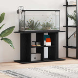 Vidaxl aquariumstandaard zwart eiken 100x40x60 cm bewerkt hout - afbeelding 1