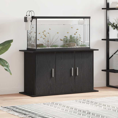 Vidaxl aquariumstandaard zwart eiken 101x41x58 cm bewerkt hout