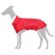 Vidaxl hondenregenjas met reflecterende strepen polyester rood xl