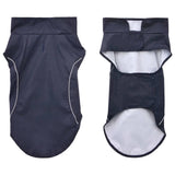 Vidaxl hondenregenjas met reflecterende strips polyester marineblauw m - afbeelding 3