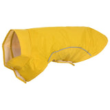 Vidaxl hondenregenjas met reflecterende strips polyester geel s - afbeelding 2