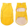 Vidaxl hondenregenjas met reflecterende strips polyester geel l