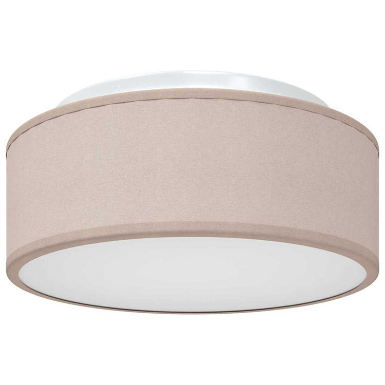 Vidaxl plafonnière met schijnwerpers taupe 30 x 30 x 13,5 cm stof