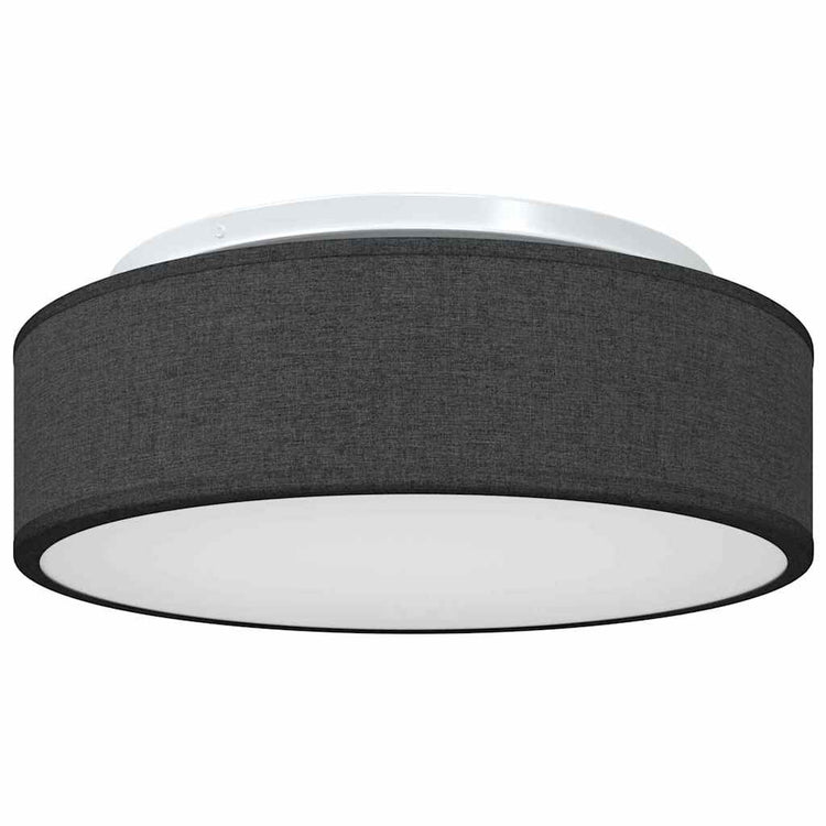 Vidaxl plafonnière met schijnwerpers zwart 38 x 38 x 13,5 cm stof