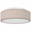 Vidaxl plafonnière met schijnwerpers taupe 38 x 38 x 13,5 cm stof
