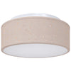Vidaxl plafonnière met schijnwerpers taupe 30 x 30 x 13,5 cm stof