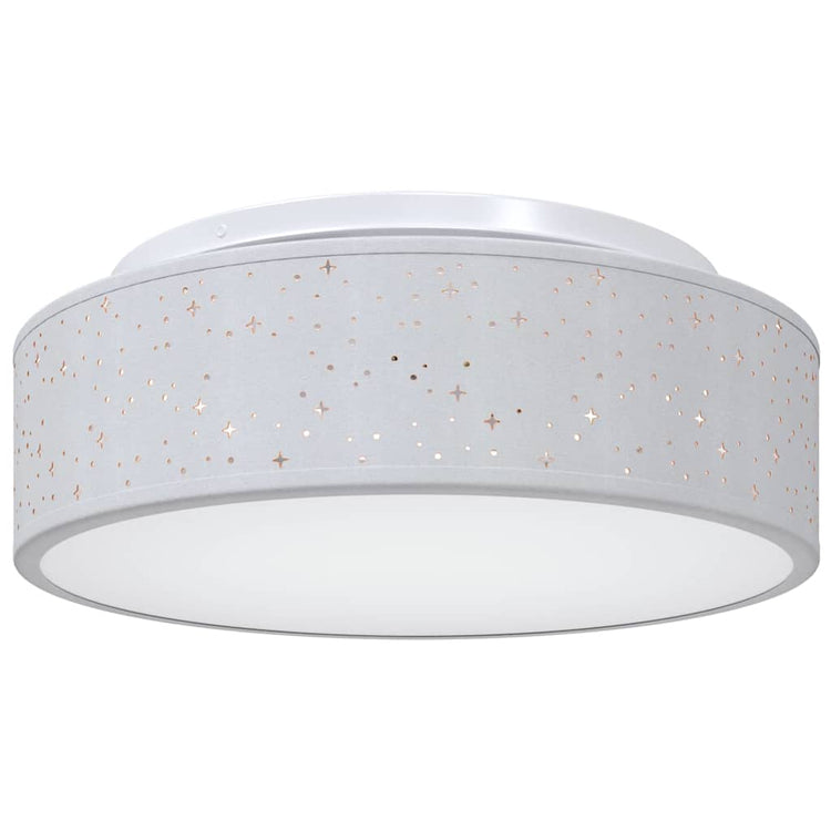 Vidaxl plafonnière met schijnwerpers grijs 38 x 38 x 13,5 cm stof