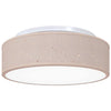 Vidaxl plafonnière met schijnwerpers taupe 38 x 38 x 13,5 cm stof
