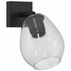 Vidaxl plafondspot zwart 13 x 13 x 26 cm glas en metaal