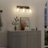 Vidaxl plafondspot zwart 54 x 13 x 26 cm glas en metaal