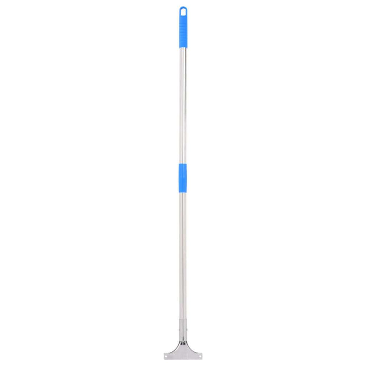 Vidaxl vloerwisser 55x122,5 cm staal en rubber