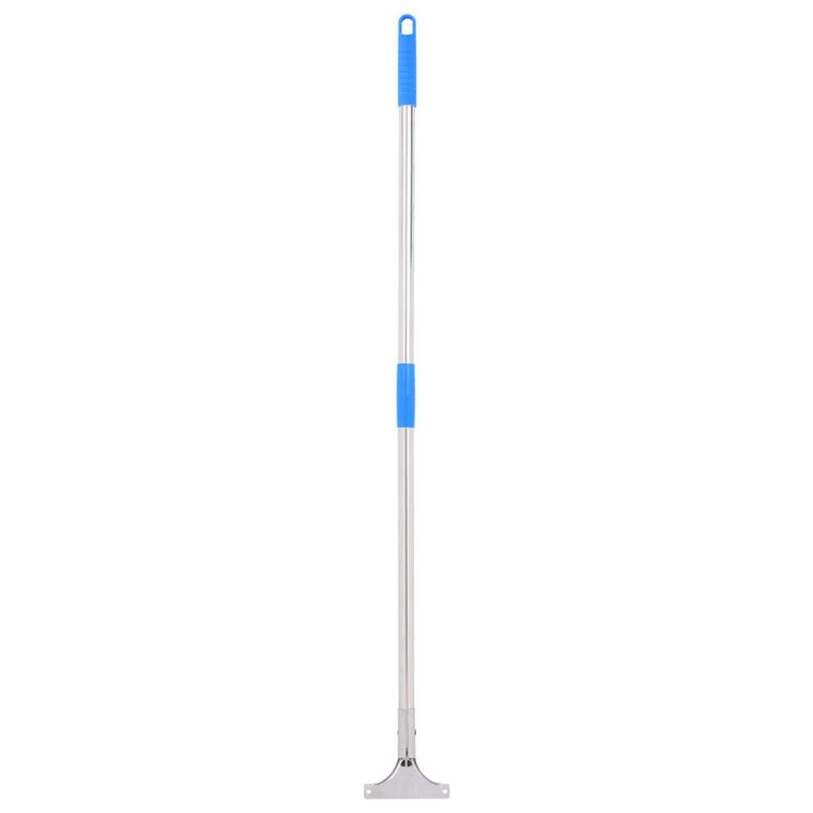 Vidaxl vloerwisser 75x122,5 cm staal en rubber