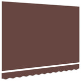 Vidaxl vervangend zonneschermdoek voor 3,5x2 m bruin polyester - afbeelding 3