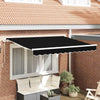 Vidaxl vervangingsdoek voor zonnescherm zwart 280 x 245 cm polyester