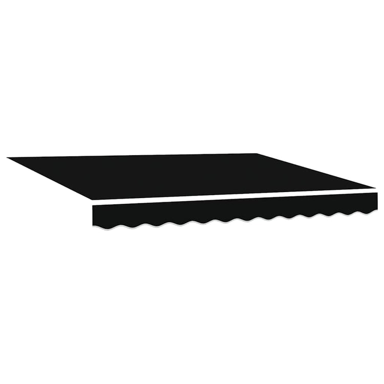 Vidaxl vervangend zonneschermdoek voor 3x2,5 m zwart polyester