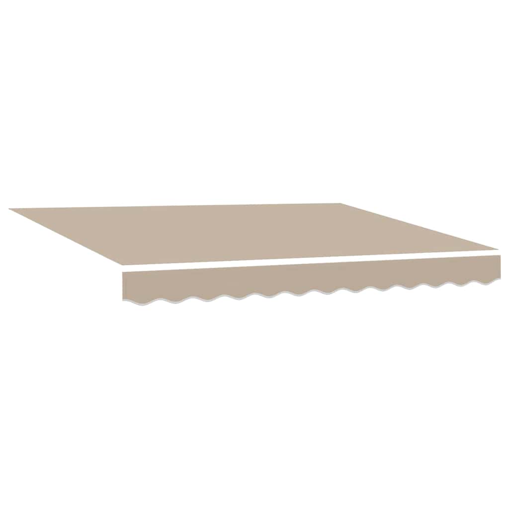 Vidaxl vervangingsdoek voor zonnescherm beige 280 x 245 cm polyester