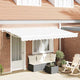 Vidaxl vervangingsdoek voor zonnescherm wit 380 x 195 cm polyester