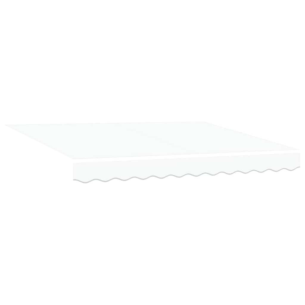 Vidaxl vervangingsdoek voor zonnescherm wit 280 x 245 cm polyester