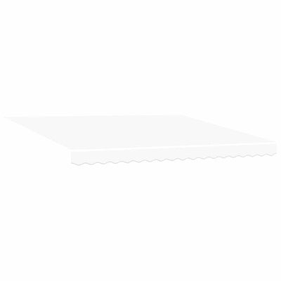 Vidaxl vervangend zonneschermdoek voor 4x3 m wit polyester