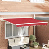 Vidaxl vervangingsdoek voor zonnescherm rood 330 x 195 cm polyester