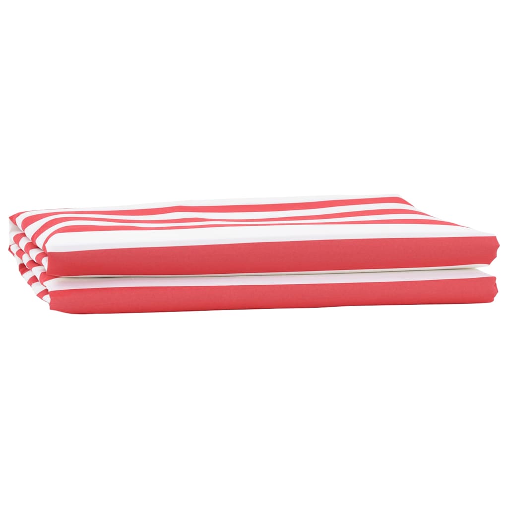 Vidaxl zonnescherm vervangingen rood en wit 1000 x 160 cm