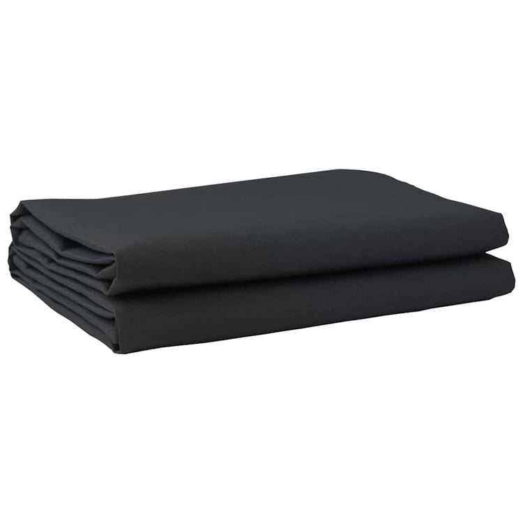 Vidaxl zonnescherm vervangingen zwart 1000 x 160 cm polyester canvas