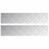 Vidaxl trap tread rechthoekig 2 pcs zilver 90 x 20 cm aluminium