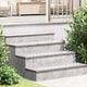 Vidaxl trapmatten 4 st 90 x 20 cm zilver aluminium rechthoekig