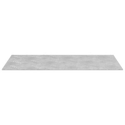 Vidaxl trapmatten 2 st 50 x 25 cm zilver aluminium rechthoekig