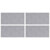 Vidaxl trap tread rechthoekig 4 pcs zilver 50 x 25 cm aluminium