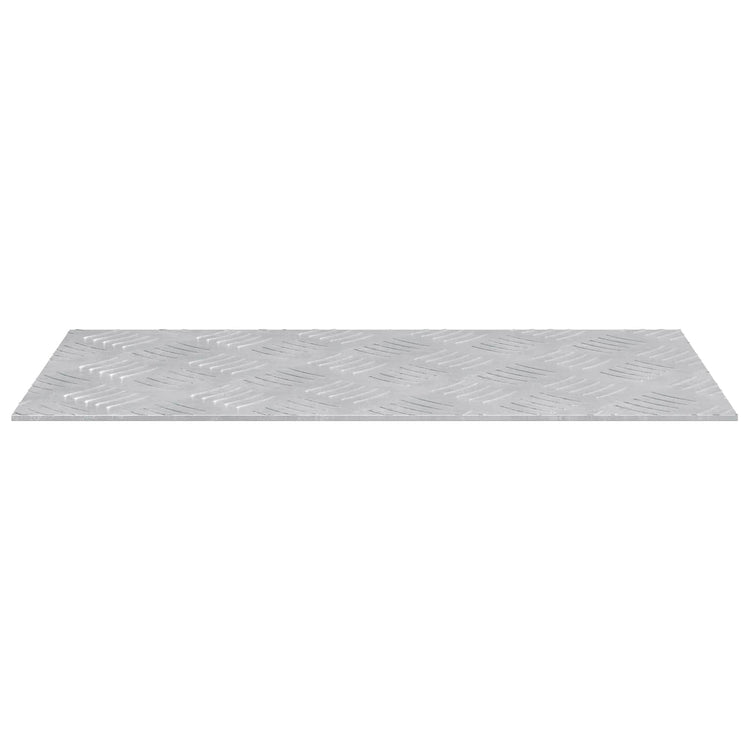 Vidaxl trapmatten 4 st 50 x 25 cm zilver aluminium rechthoekig