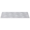 Vidaxl trap tread rechthoekig 4 pcs zilver 40 x 30 cm aluminium