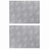Vidaxl trap tread rechthoekig 2 pcs zilver 40 x 30 cm aluminium