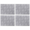 Vidaxl trap tread rechthoekig 4 pcs zilver 40 x 30 cm aluminium